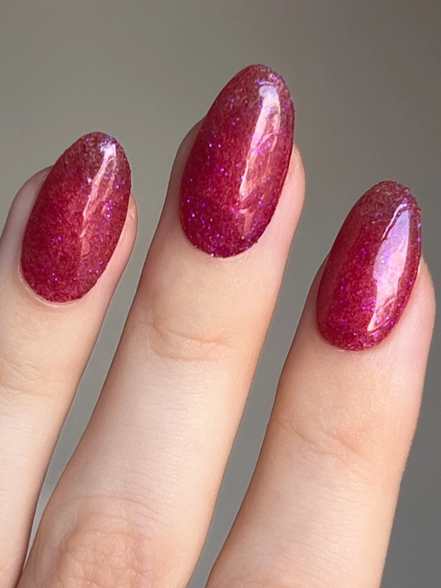Candy Pink Glitter Dipping Powder - Image 3