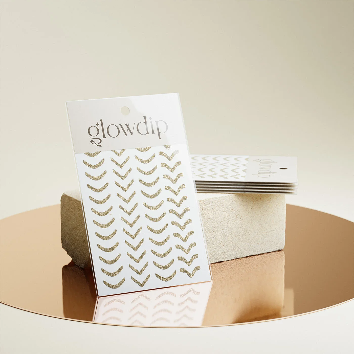 French Sticker - Goud Glitter - Image 2