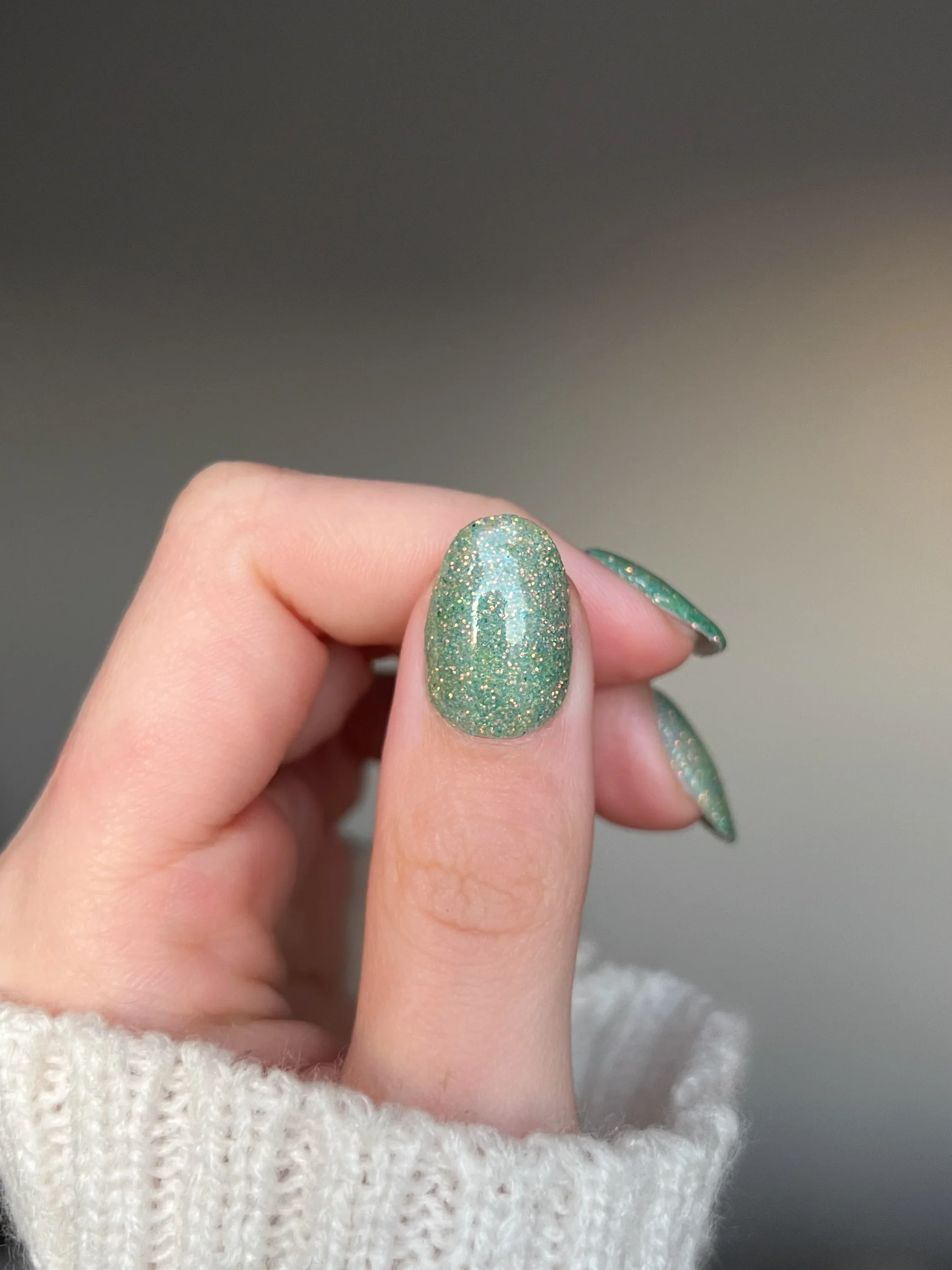 Golden Mint Sparkle Dipping Powder - Image 4