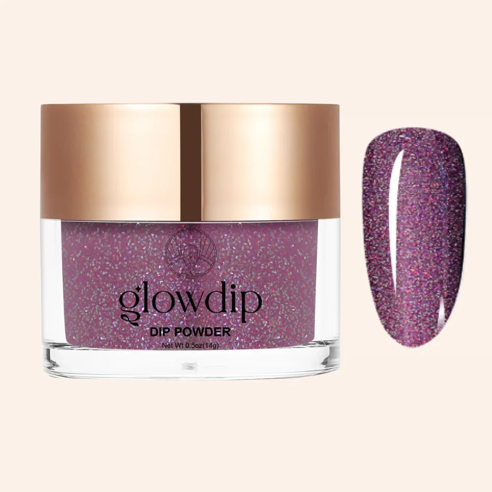 Limited Edition 4 - Reflective Purple Dipping Powder - Image 7
